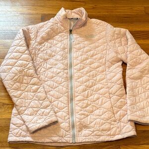 The North Face Light Pink Quilted Jacket